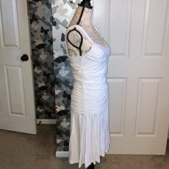 Bebe Ruched Dress - Picture 2 of 4